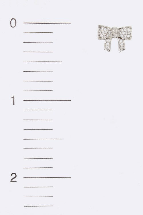 Bow Stud Earrings
