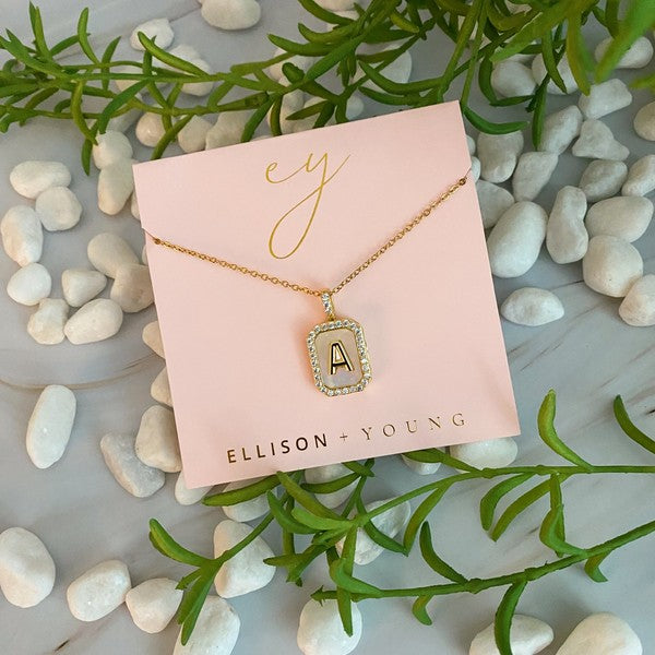 Initial Pendant Necklace