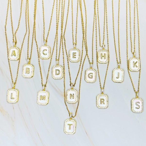 Initial Pendant Necklace