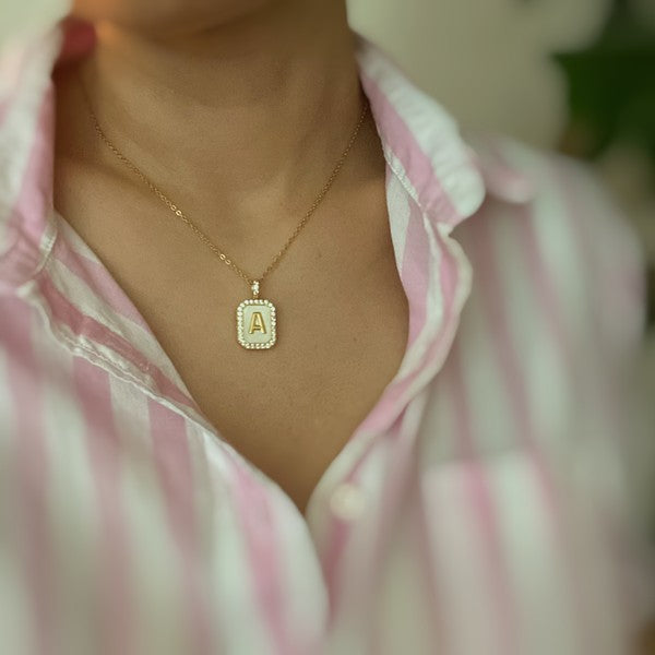 Initial Pendant Necklace