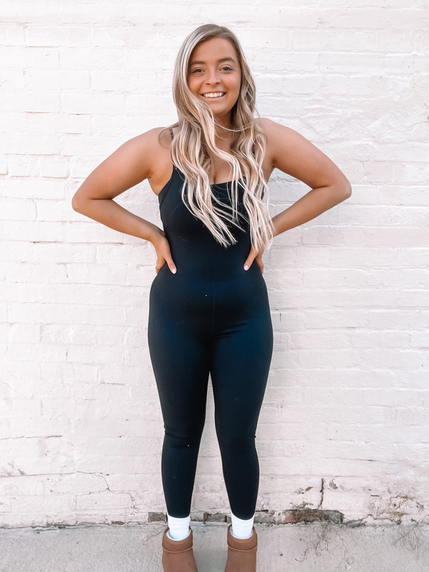 Black Legging Jumpsuit