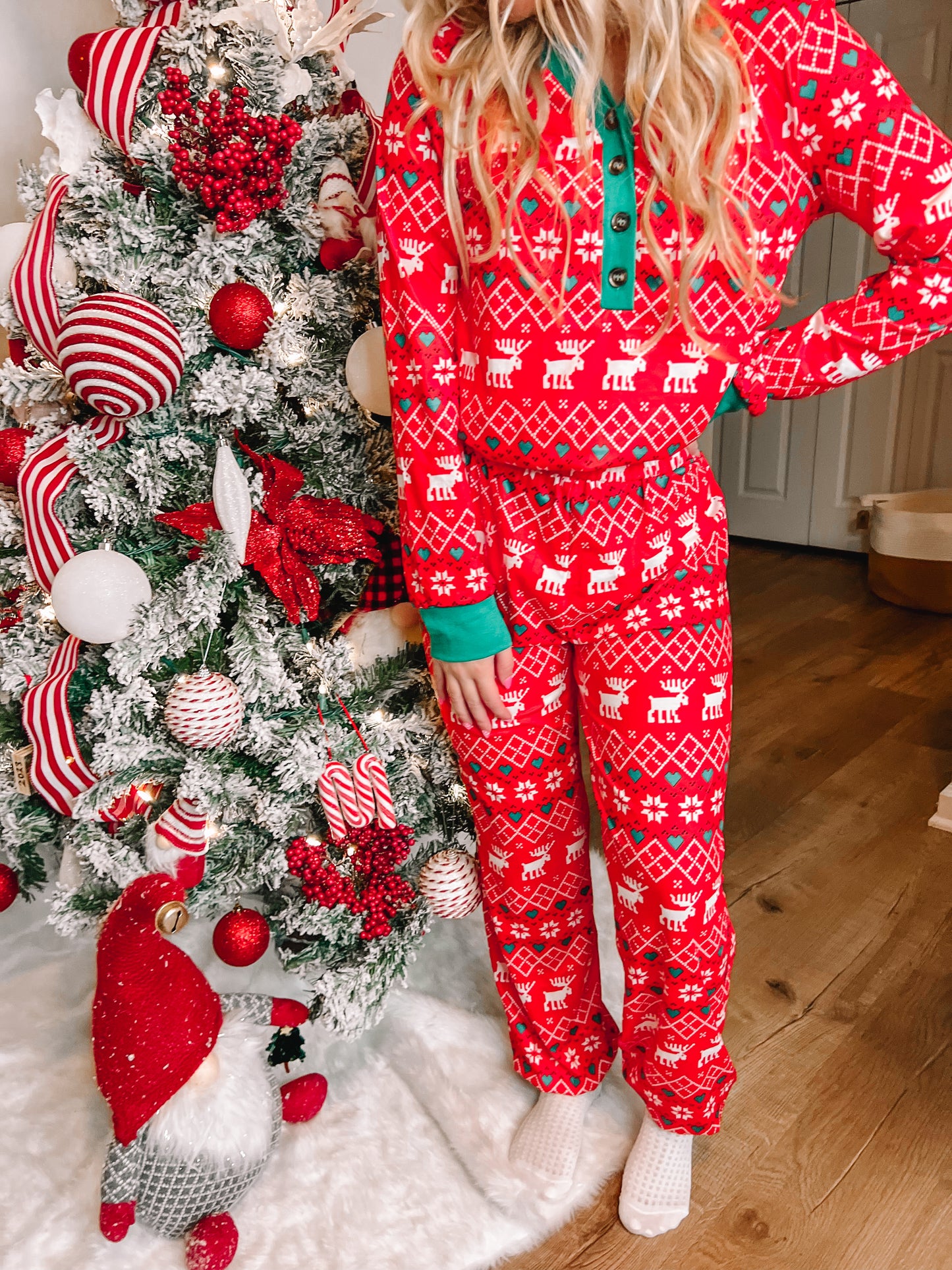 Red Christmas Pajama Bottoms