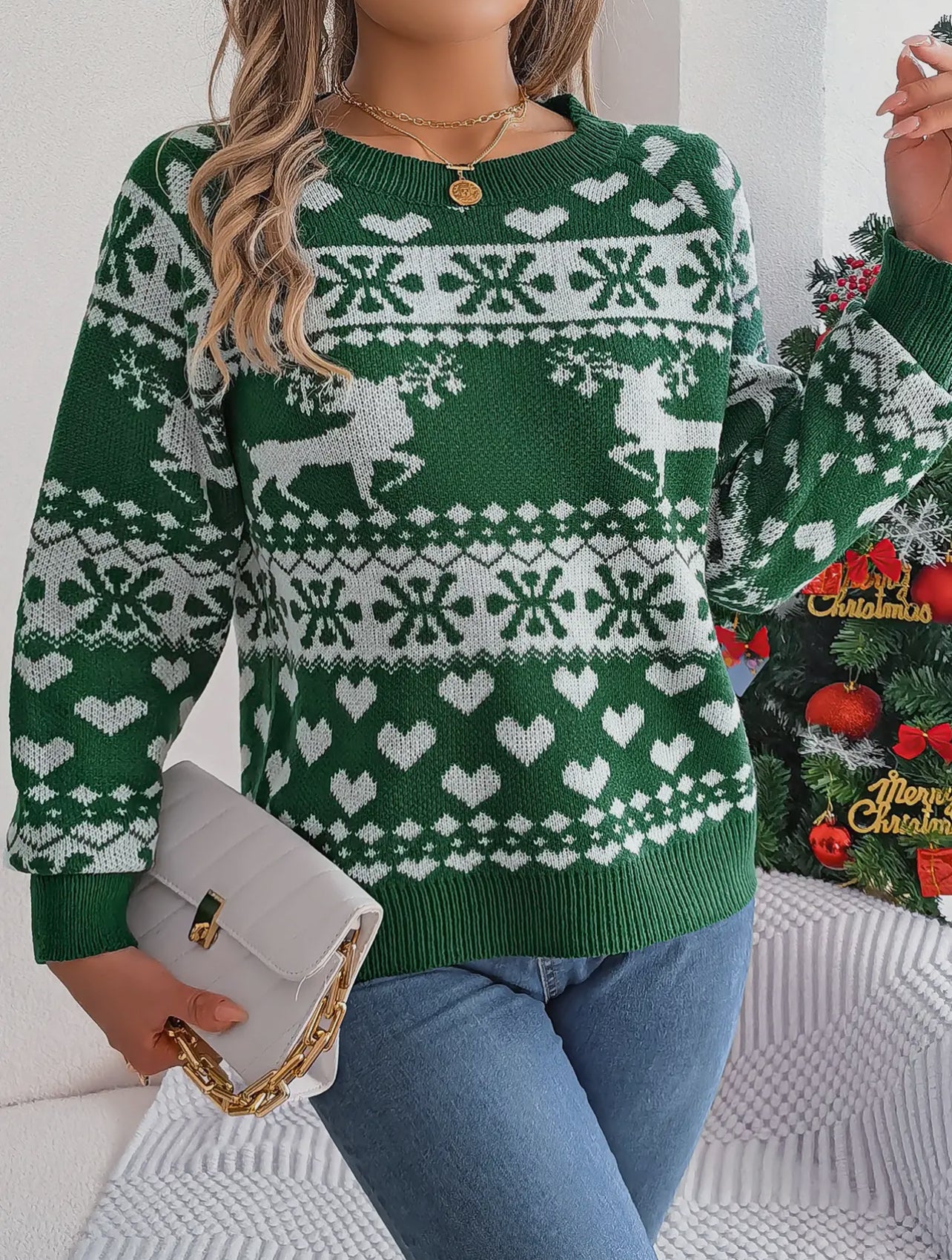 Green Christmas Sweater
