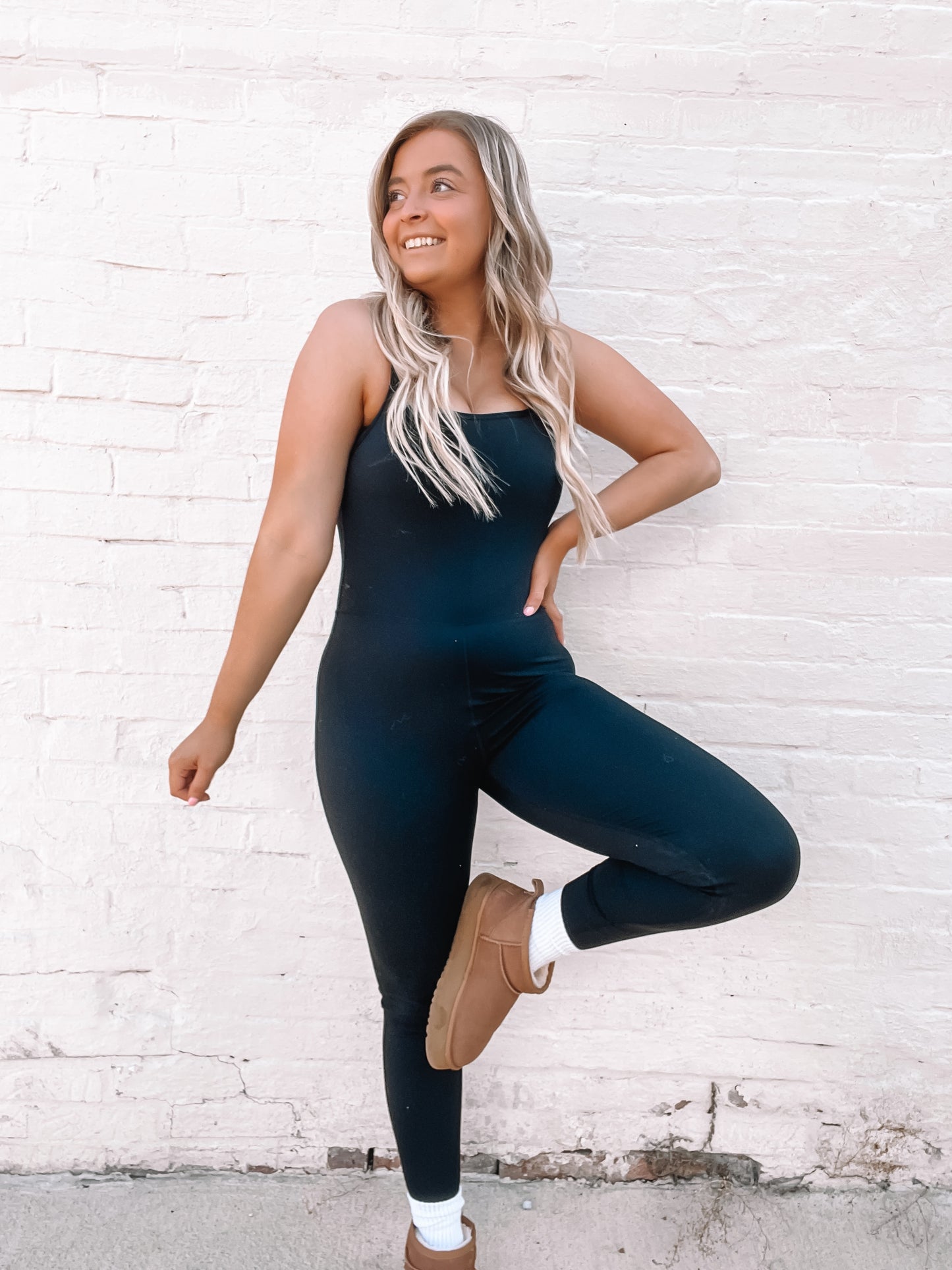 Black Legging Jumpsuit