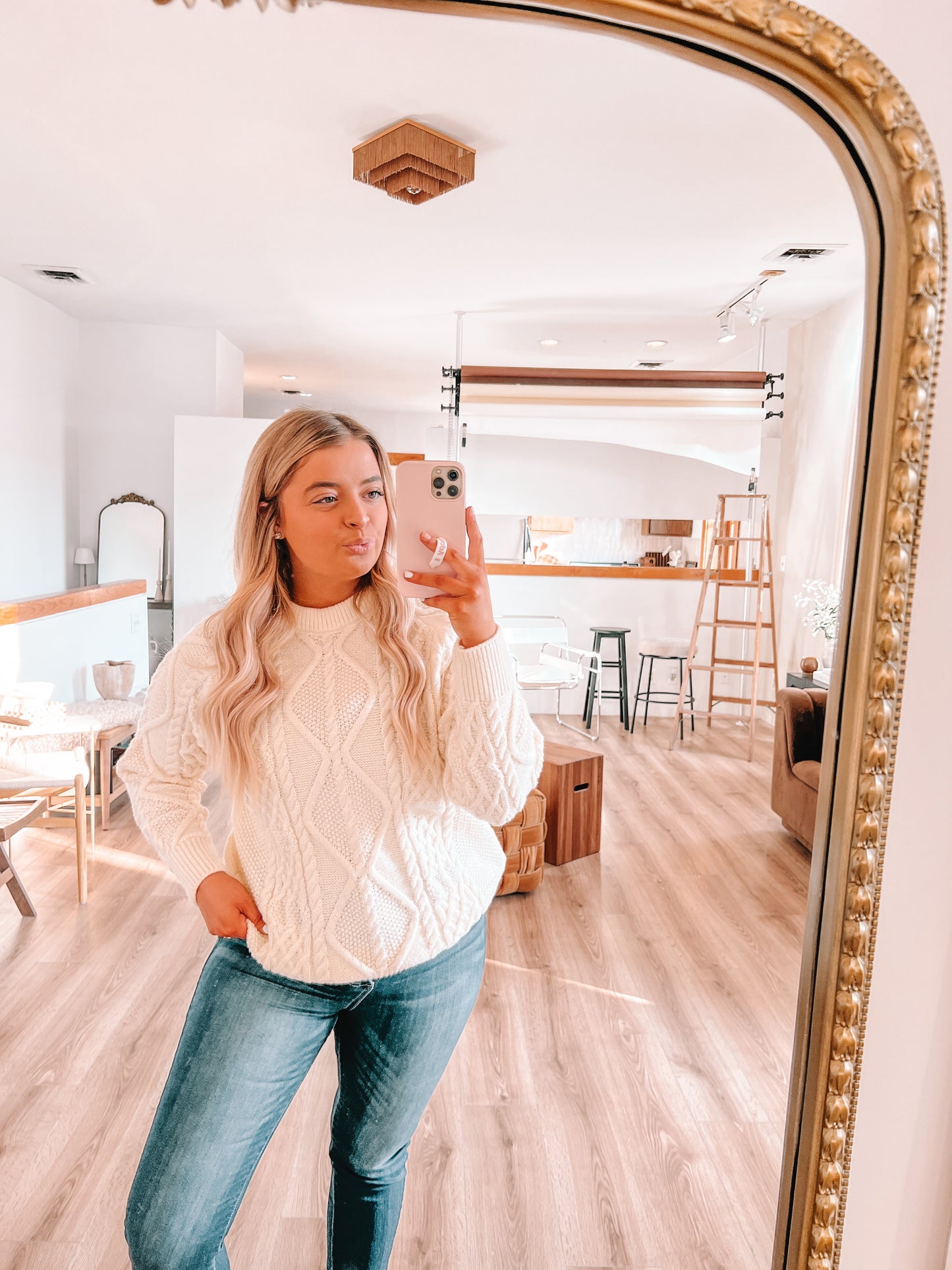 Cream Luxe Sweater