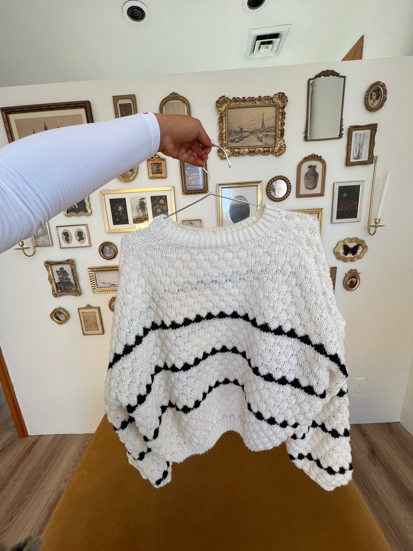 Chunky Knit Striped Sweater