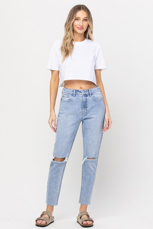 Light Wash Mom Jeans