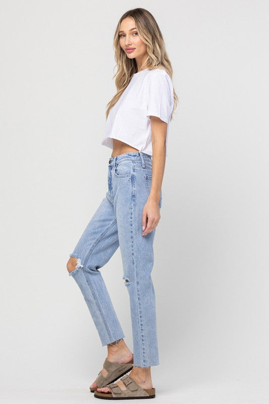 Light Wash Mom Jeans