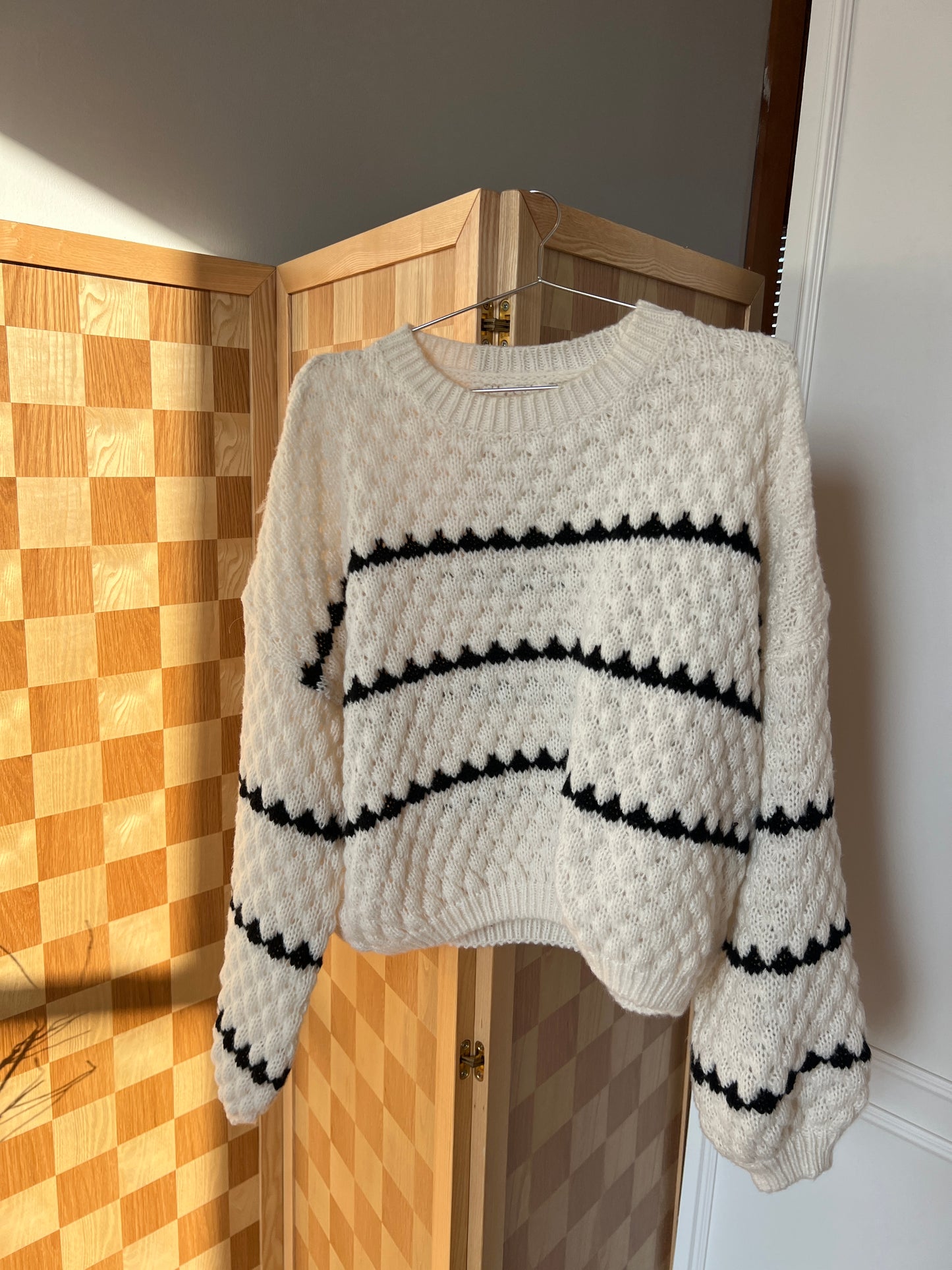 Chunky Knit Striped Sweater