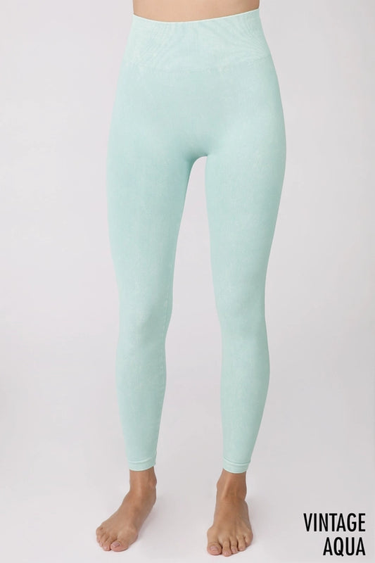 Vintage Aqua Leggings