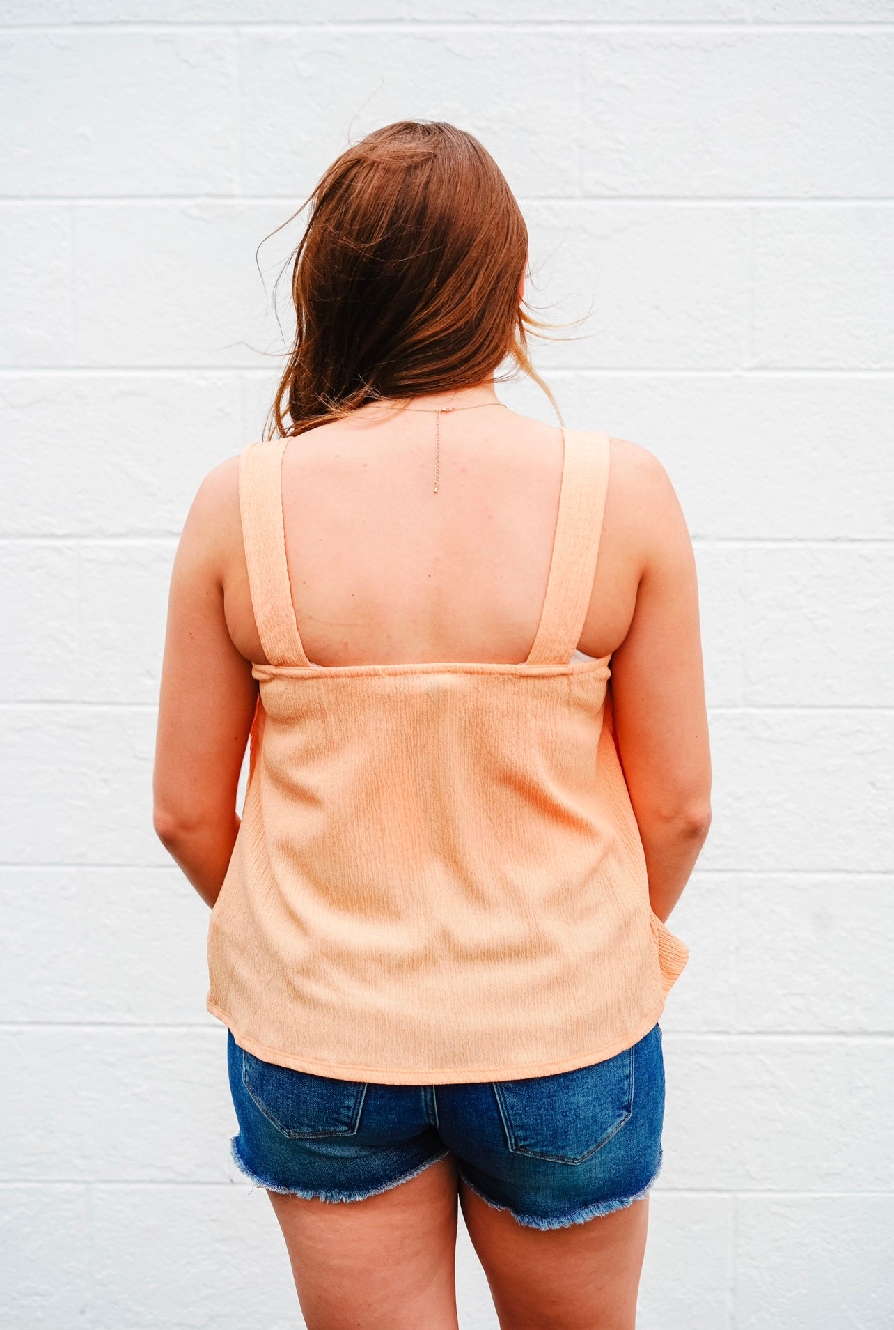 Apricot Baby Doll Top