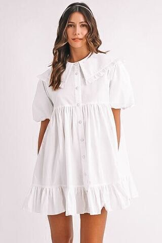 Peter Pan Mini Dress