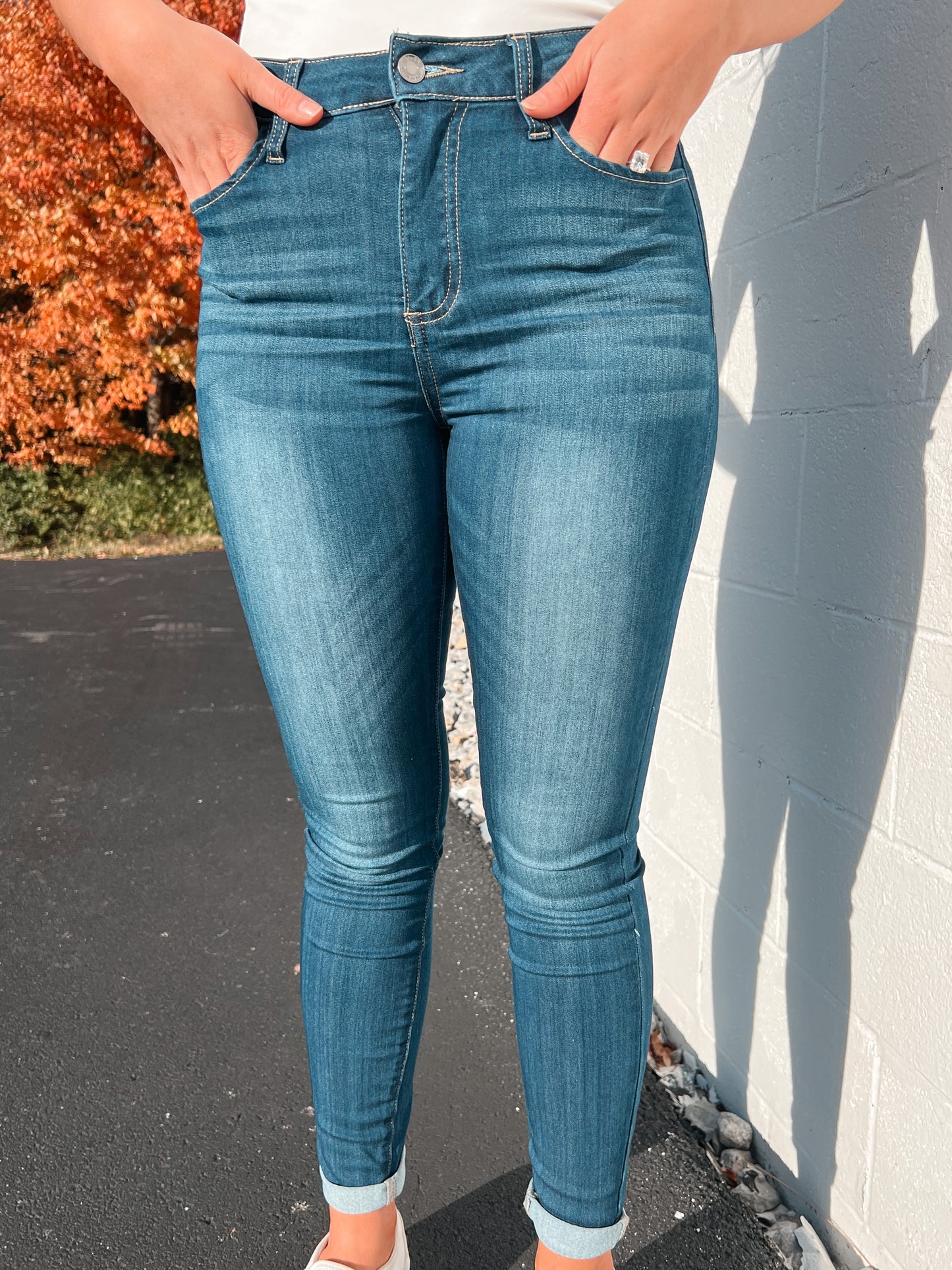 High Rise Skinny Jeans