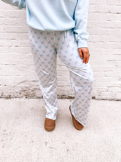 Blue Coquette Pj Pants