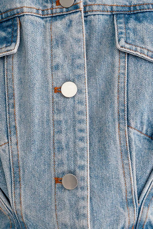Denim Romper