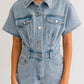 Denim Romper