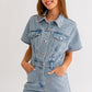 Denim Romper