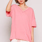 Pink Oversized T-Shirt