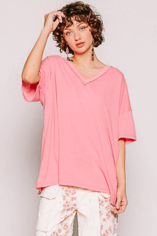 Pink Oversized T-Shirt