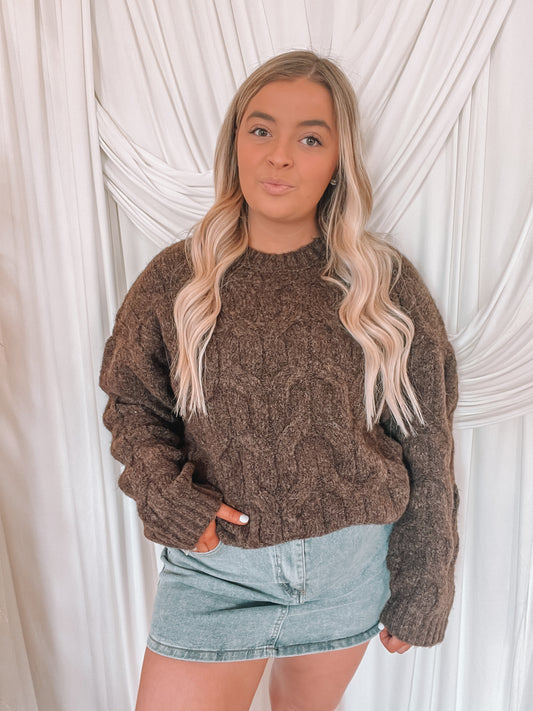 Cable Knit Cozy Sweater