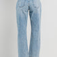 Vintage Wash Straight Jeans