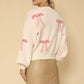 All Over Bow Knit Sweater