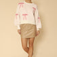 All Over Bow Knit Sweater