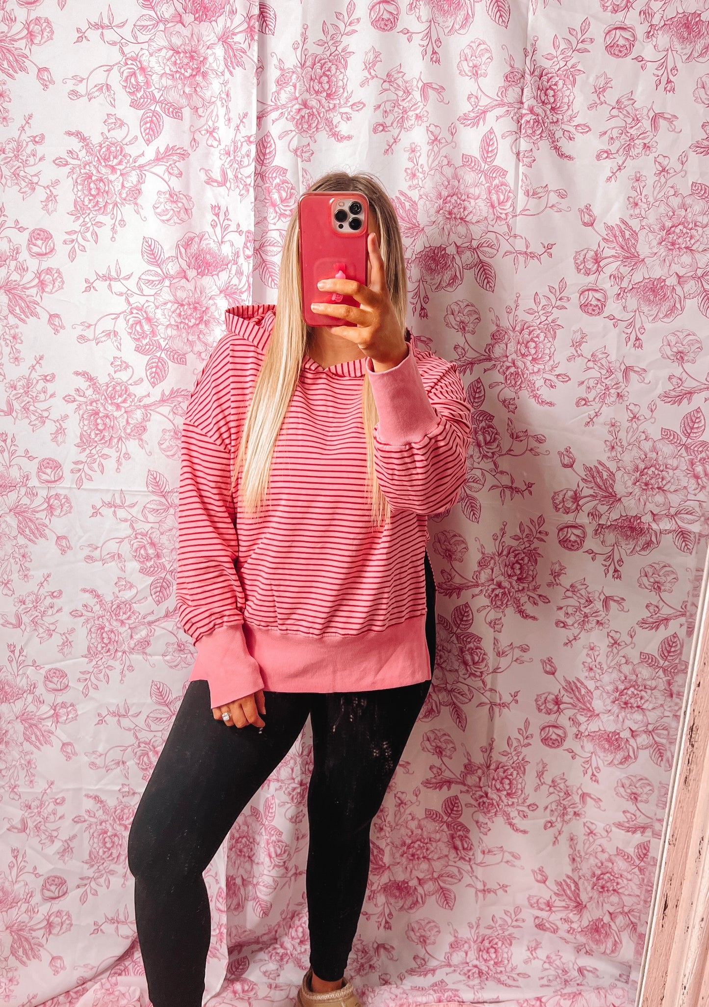 Striped Oversized Hoodie