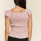 Floral print ruffled top