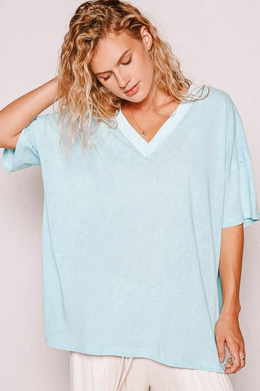 Aqua Oversized T-Shirt