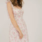 Pink Floral Maxi Dress