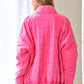 Hot Pink quilted Jacket