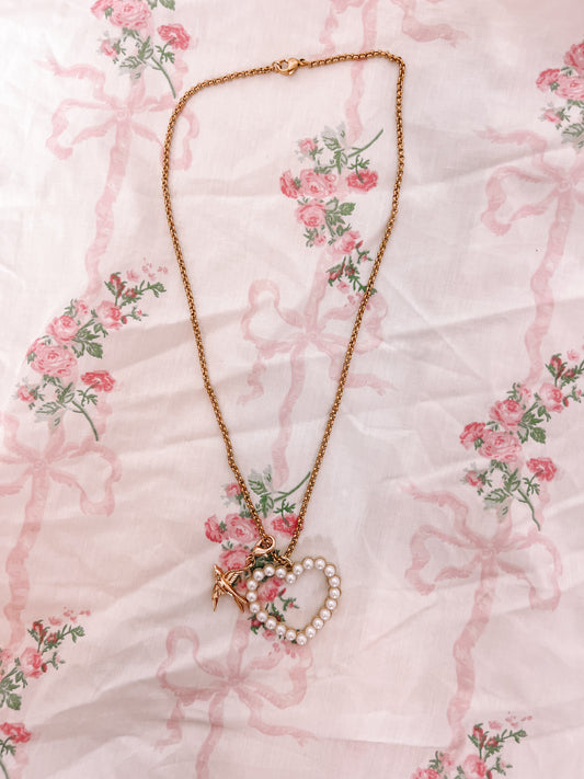Lovebirds Pearl Necklace