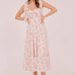 Pink Floral Maxi Dress