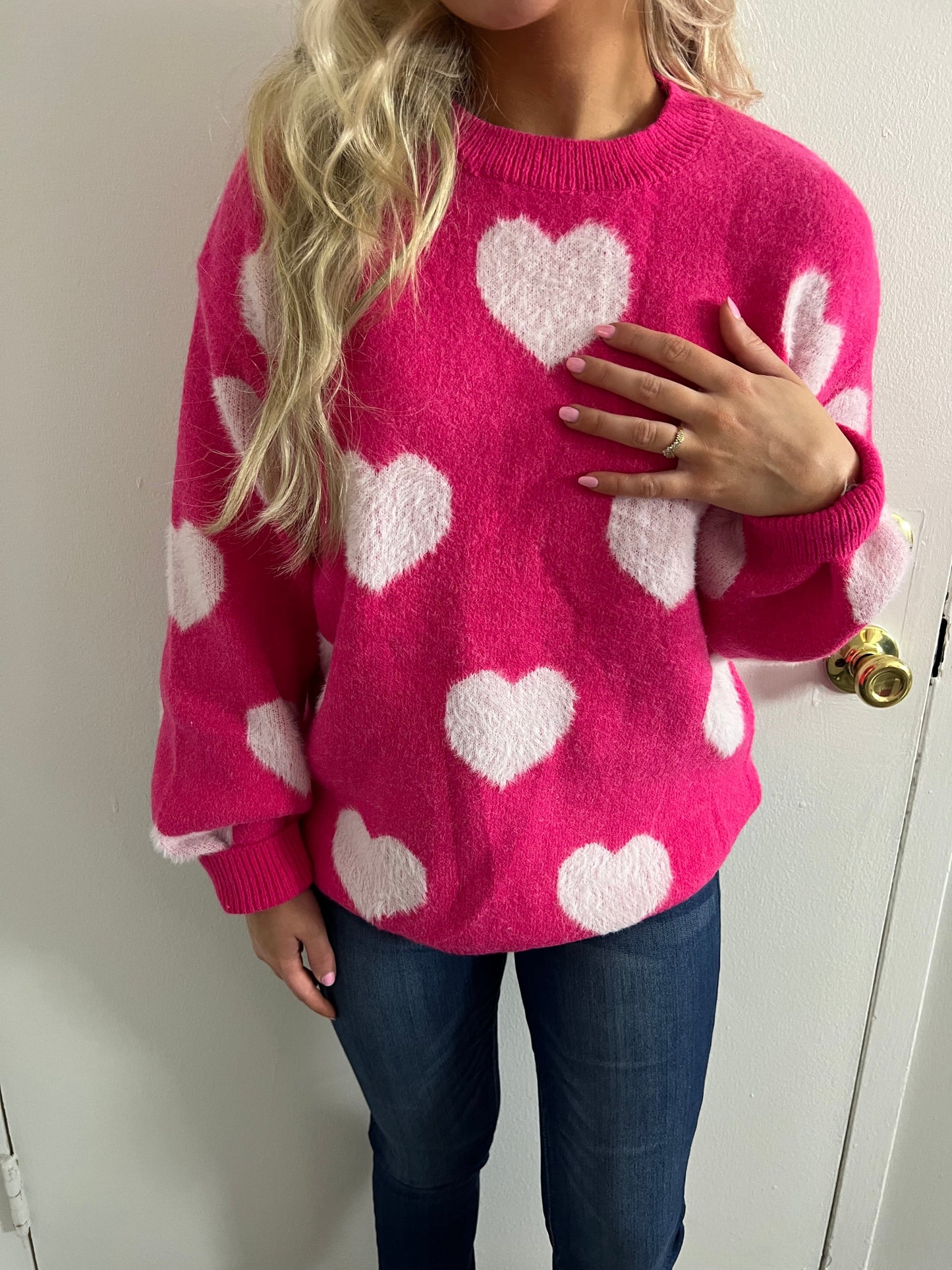 Heart sweater