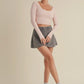 Blush Twist Back Top
