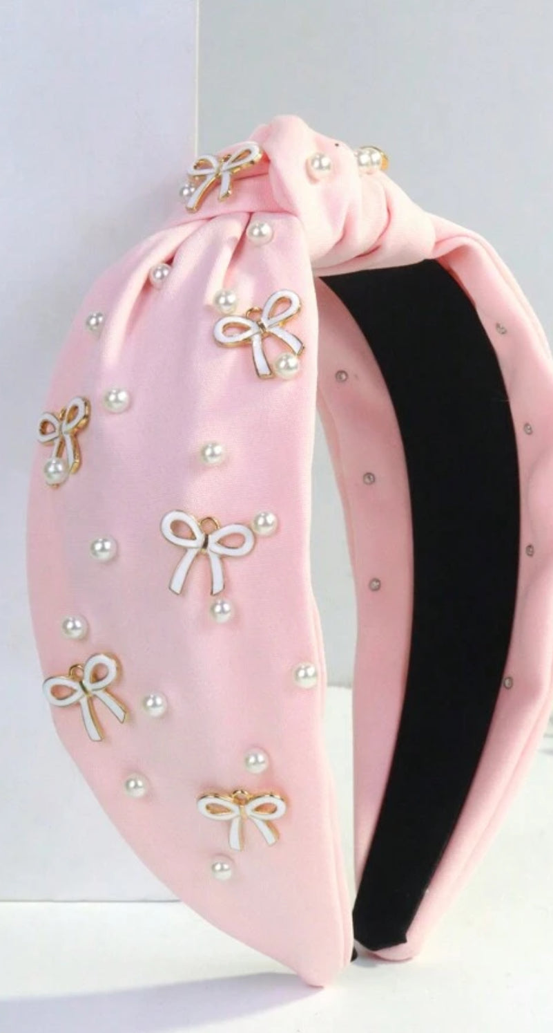 Pink Coquette Headband