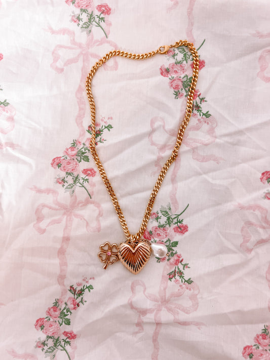 Lucky In Love Locket Necklace