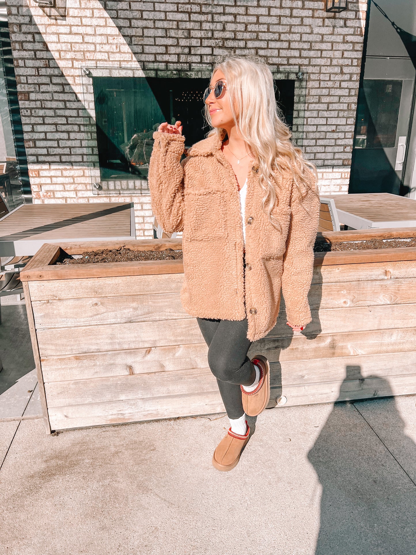 Camel Sherpa Jacket