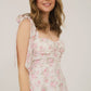 Pink Floral Maxi Dress