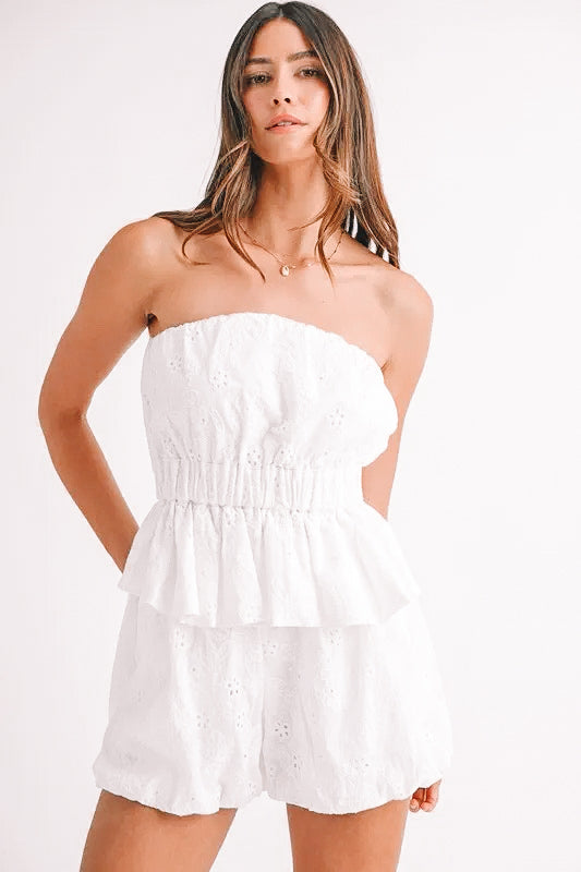 Bubble Hem Eyelet Set