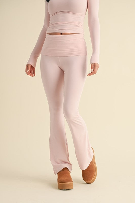 Ballerina Pink Flare Leggings