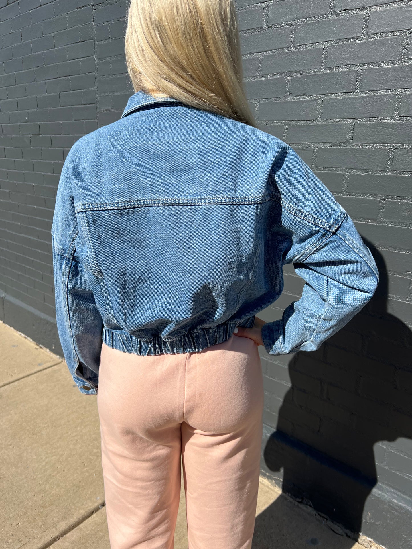 Cropped Denim Jacket